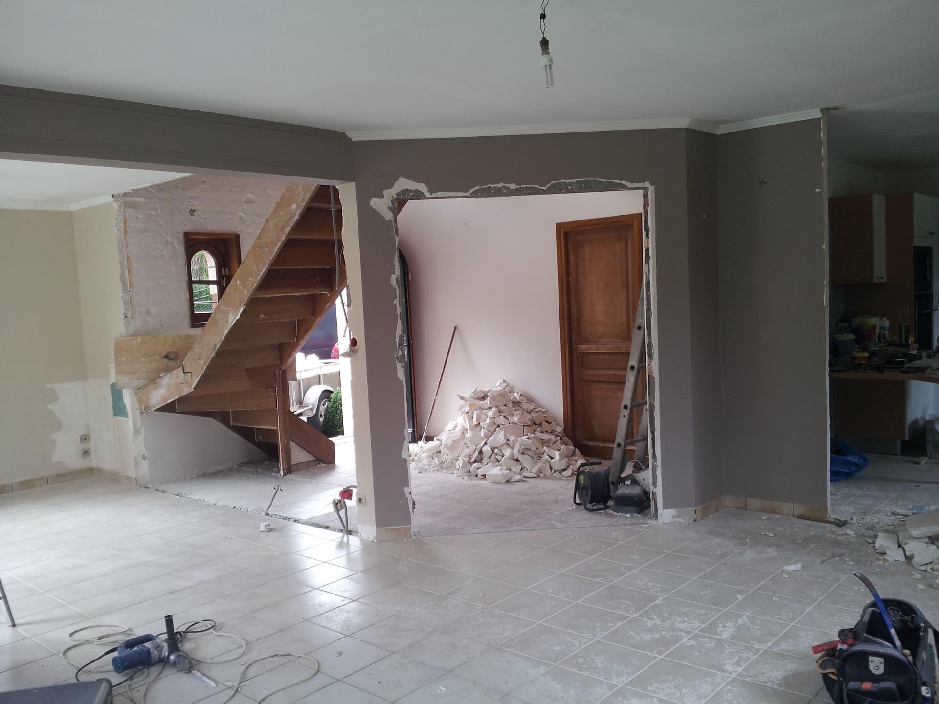 Salon avant rénovation